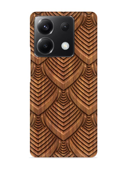 Carved Pattern On Snap Case for Poco X6 (5G)