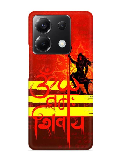 Illustration Lord Shiva Snap Case for Poco X6 (5G) Zapvi