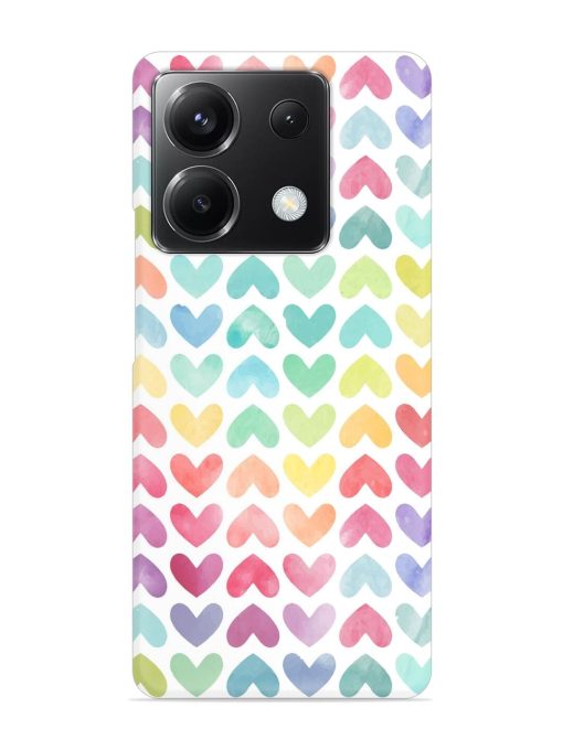 Seamless Colorful Watercolor Snap Case for Poco X6 (5G) Zapvi