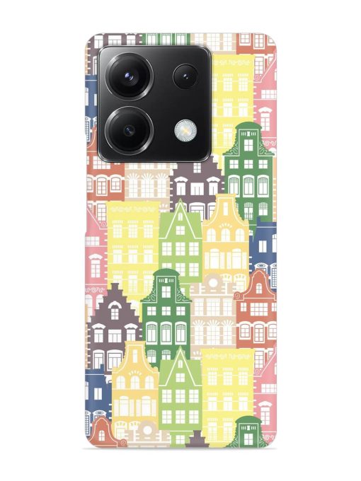 Seamless Shapes Pattern Snap Case for Poco X6 (5G) Zapvi