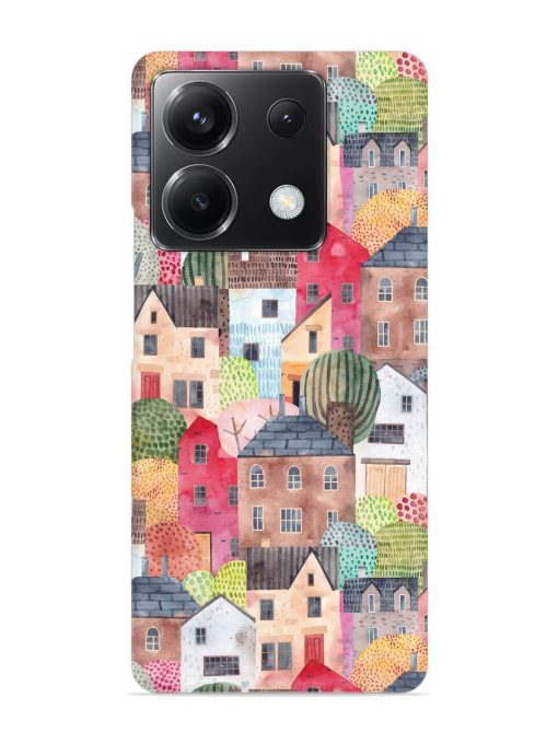 Abstract Seamless Pattern Snap Case for Poco X6 (5G) Zapvi