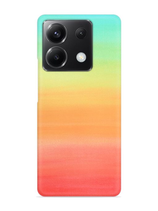 Background Sky Watercolor Snap Case for Poco X6 (5G) Zapvi