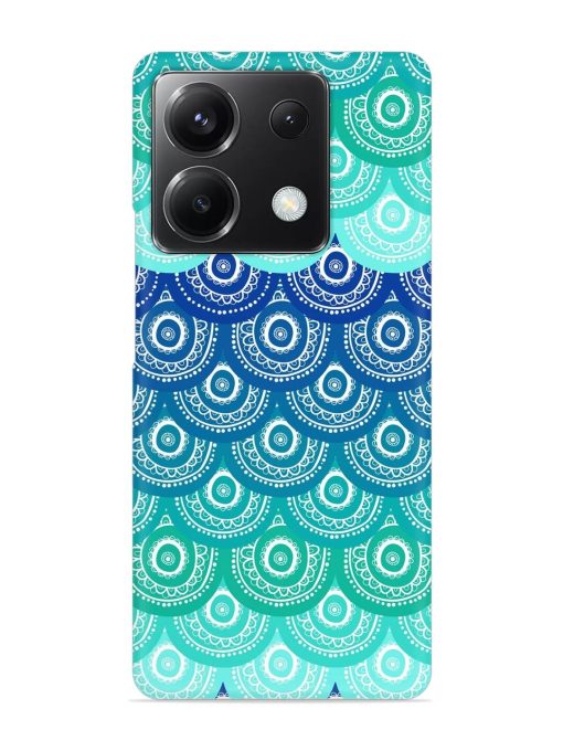 Ethnic Seamless Pattern Snap Case for Poco X6 (5G) Zapvi