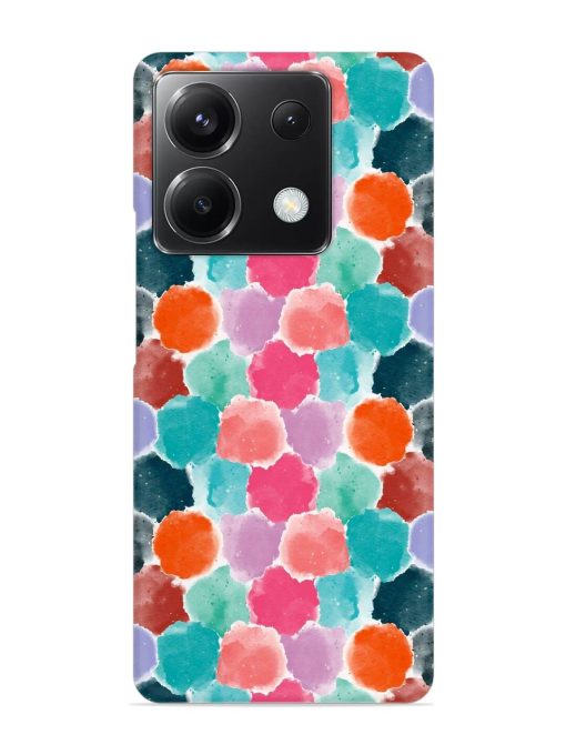 Colorful Seamless Pattern Snap Case for Poco X6 (5G) Zapvi