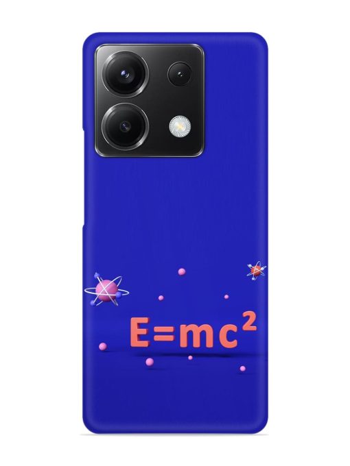 Formula Relativity Equation Snap Case for Poco X6 (5G) Zapvi