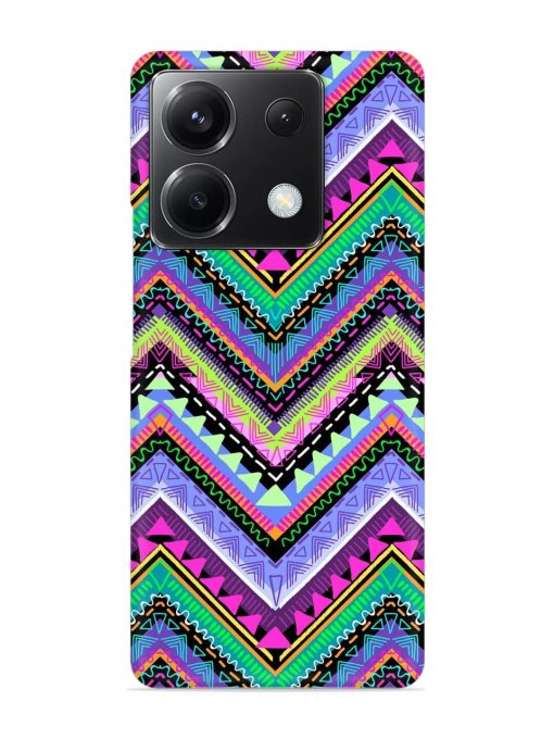 Tribal Aztec Print Snap Case for Poco X6 (5G) Zapvi