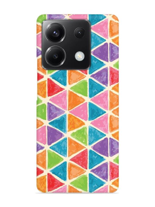 Seamless Colorful Isometric Snap Case for Poco X6 (5G) Zapvi