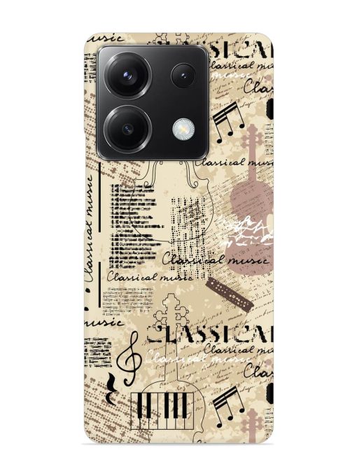 Classical Music Lpattern Snap Case for Poco X6 (5G) Zapvi