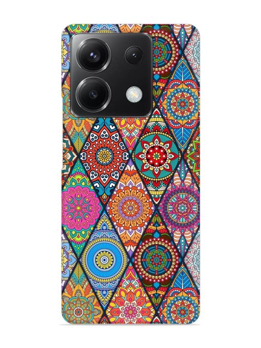 Seamless Tile Pattern Snap Case for Poco X6 (5G) Zapvi