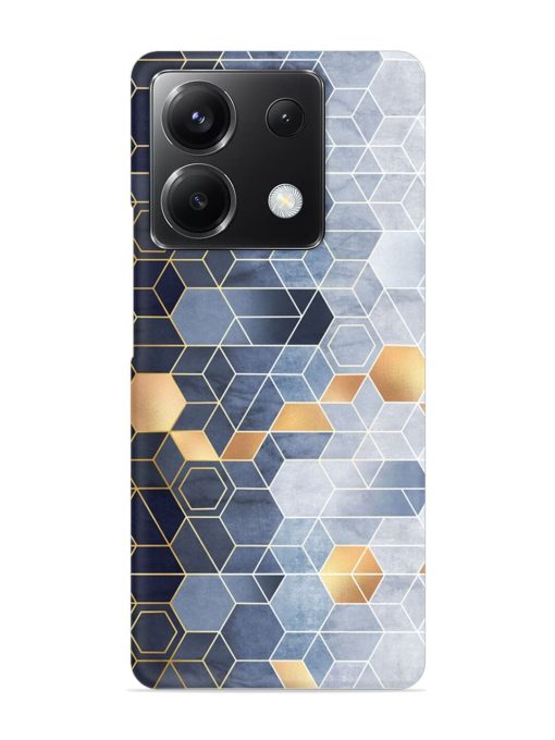 Geometric Abstraction Hexagons Snap Case for Poco X6 (5G)