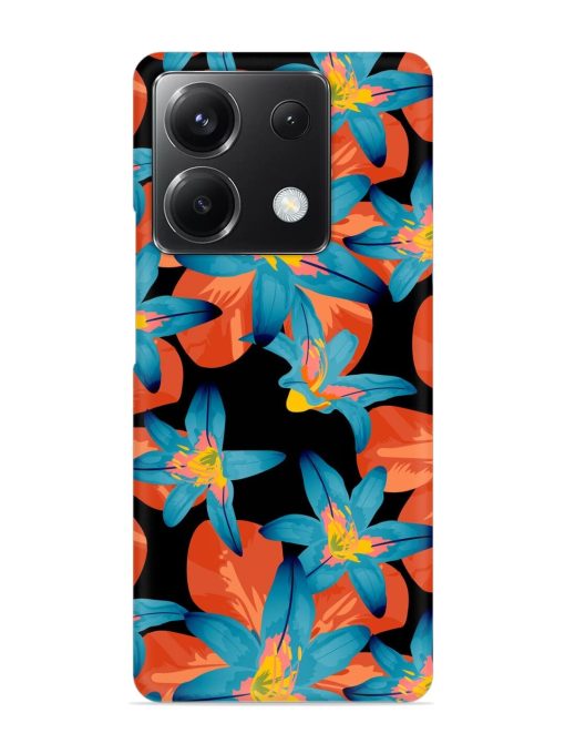 Philippine Flowers Seamless Snap Case for Poco X6 (5G) Zapvi