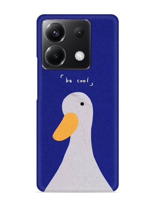 Be Cool Duck Snap Case for Poco X6 (5G) Zapvi