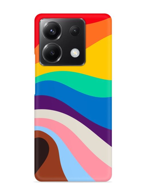 Minimal Pride Art Snap Case for Poco X6 (5G) Zapvi