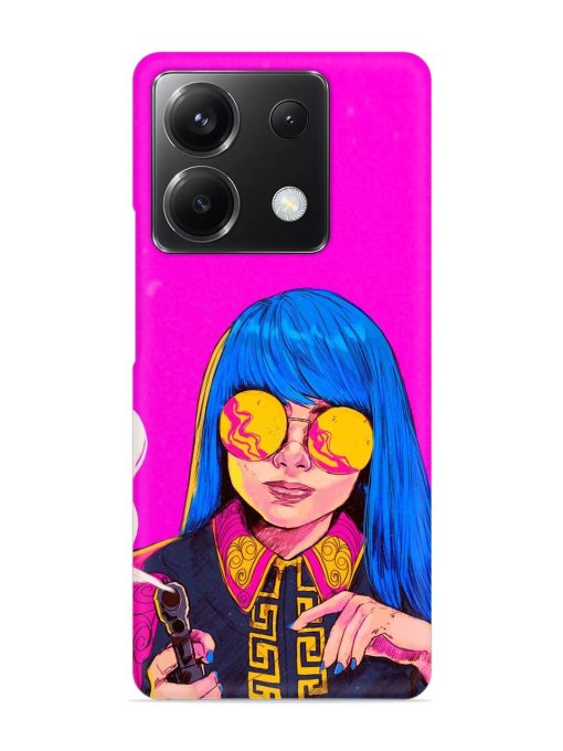 Aesthetic Anime Girl Snap Case for Poco X6 (5G) Zapvi