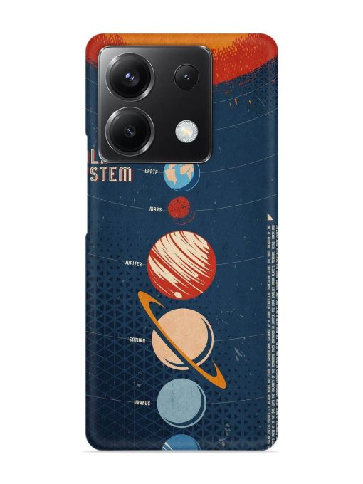 Solar System Vector Snap Case for Poco X6 (5G) Zapvi