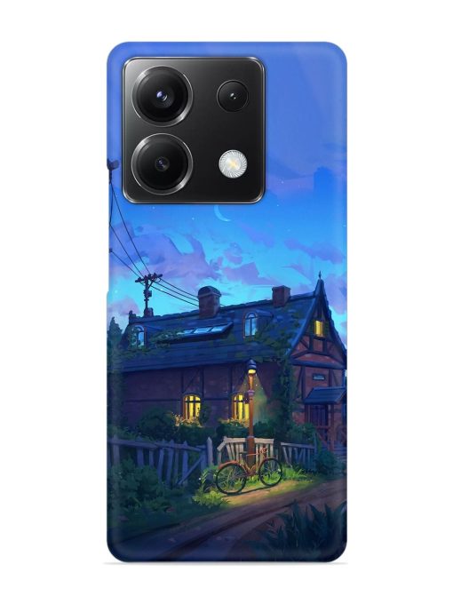 Beautiful Village House Snap Case for Poco X6 (5G) Zapvi