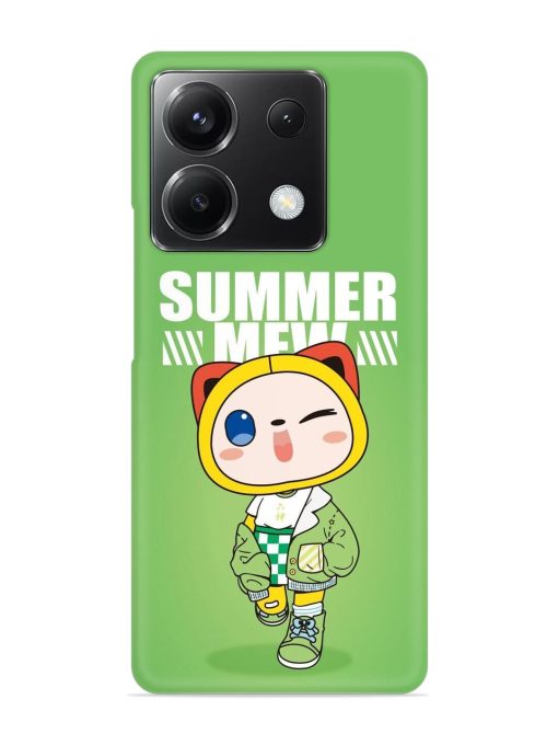 Summer Mew Snap Case for Poco X6 (5G)