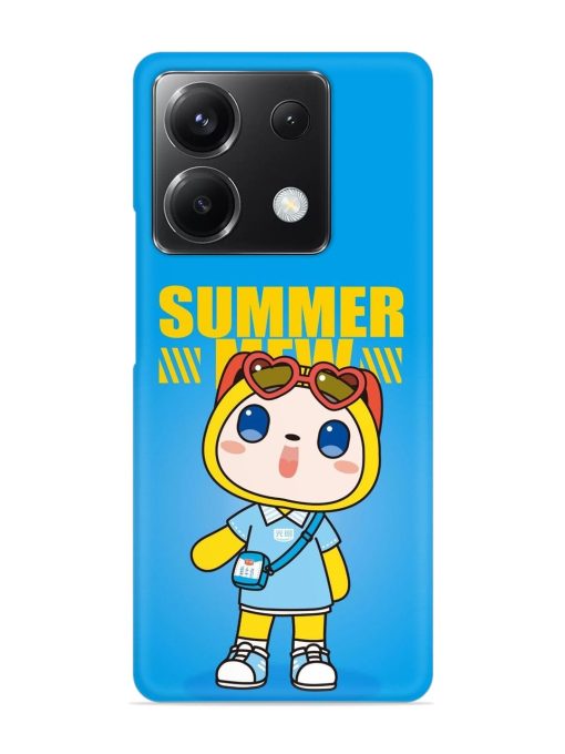 Summer Mew Cartoon Snap Case for Poco X6 (5G) Zapvi