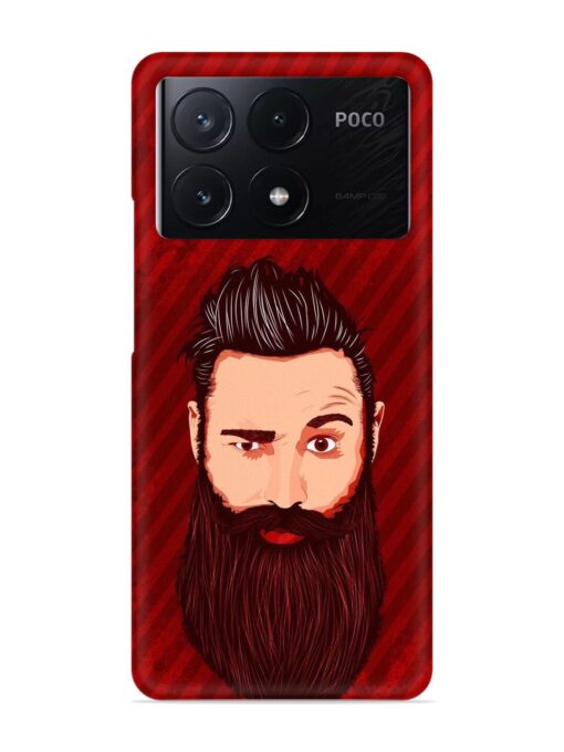 Beardo Man Snap Case for Poco X6 Pro (5G) Zapvi