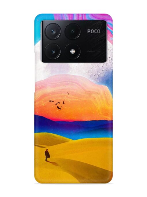 Sandy Desert Snap Case for Poco X6 Pro (5G) Zapvi