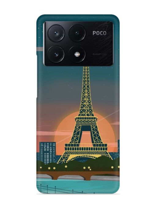 Scenery Architecture France Paris Snap Case for Poco X6 Pro (5G) Zapvi