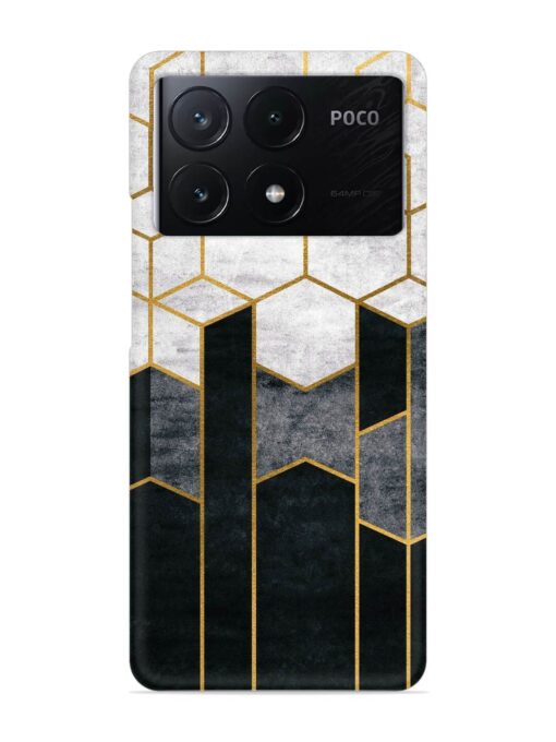 Cube Marble Art Snap Case for Poco X6 Pro (5G) Zapvi