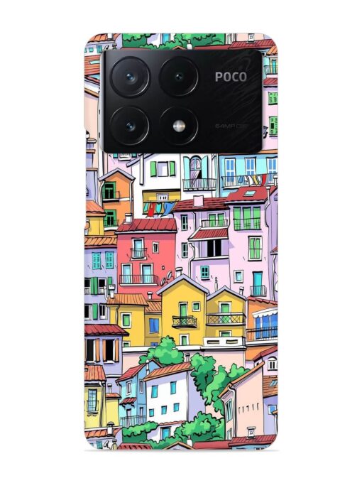 Europe Old Town Snap Case for Poco X6 Pro (5G) Zapvi