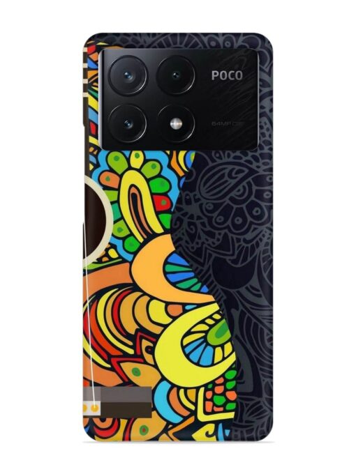 Guitar Vector Art Snap Case for Poco X6 Pro (5G) Zapvi