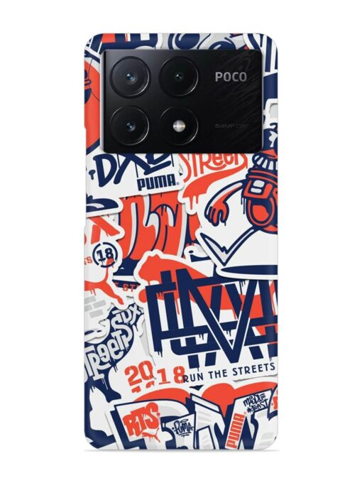 Run The Street Snap Case for Poco X6 Pro (5G) Zapvi