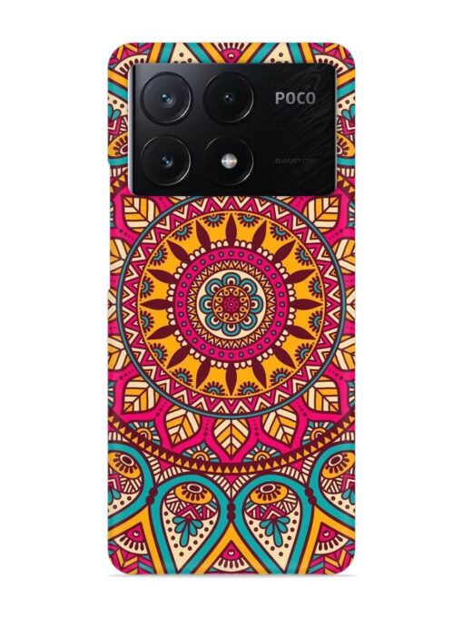 Mandala Joy Snap Case for Poco X6 Pro (5G) Zapvi