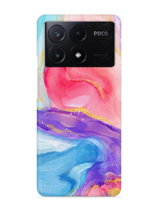 Watercolor Gradient Snap Case for Poco X6 Pro (5G) Zapvi