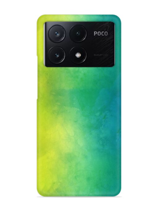 Yellow Green Gradient Snap Case for Poco X6 Pro (5G) Zapvi