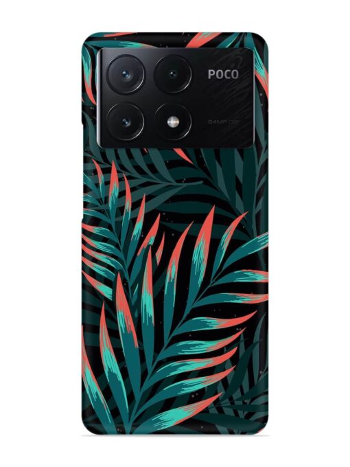 Green Leaf Art Snap Case for Poco X6 Pro (5G) Zapvi