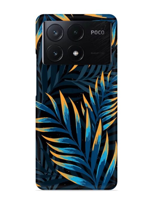 Abstract Leaf Art Snap Case for Poco X6 Pro (5G) Zapvi