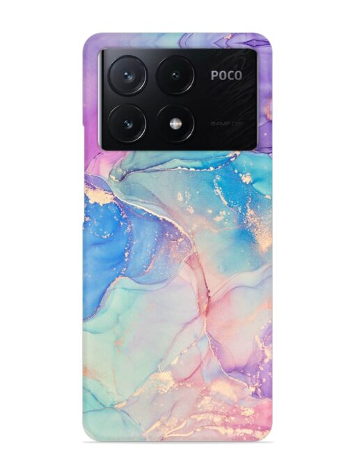 Alcohol Ink Colors Snap Case for Poco X6 Pro (5G) Zapvi