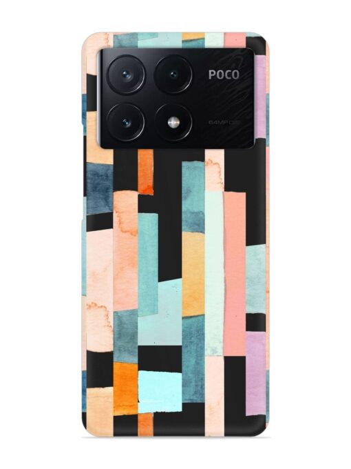 Geometric Seamless Pattern Snap Case for Poco X6 Pro (5G) Zapvi