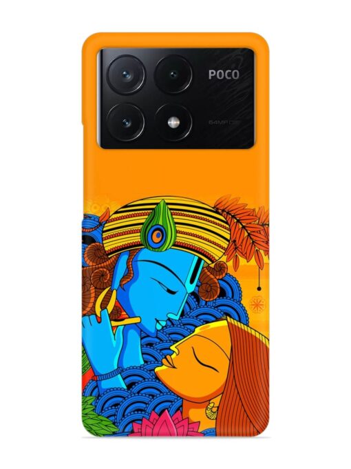 Illustration Hindu Goddess Snap Case for Poco X6 Pro (5G) Zapvi