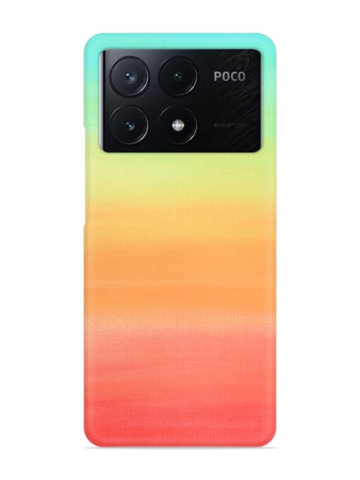 Background Sky Watercolor Snap Case for Poco X6 Pro (5G) Zapvi