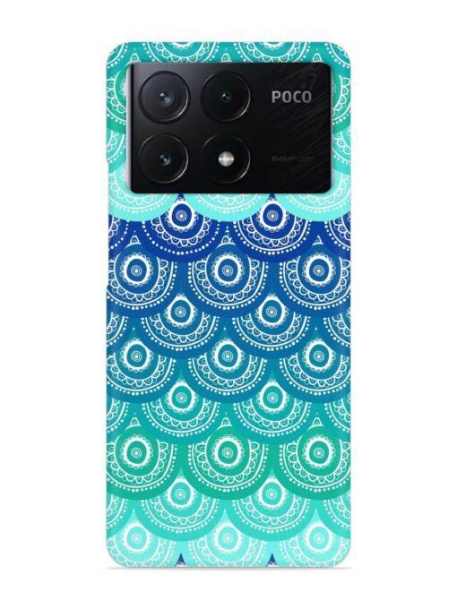 Ethnic Seamless Pattern Snap Case for Poco X6 Pro (5G) Zapvi