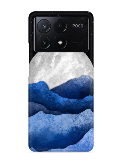 Full Moon Mountain Vector Snap Case for Poco X6 Pro (5G) Zapvi