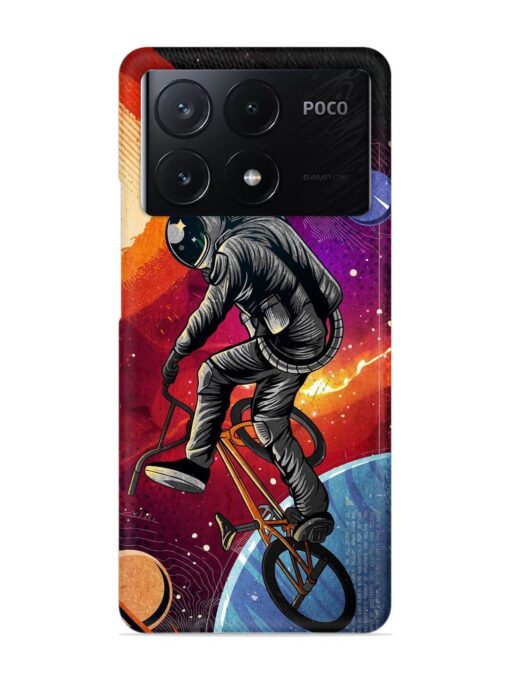 Super Eclipse Bmx Bike Snap Case for Poco X6 Pro (5G) Zapvi