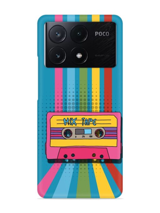 Mix Tape Vactor Snap Case for Poco X6 Pro (5G) Zapvi