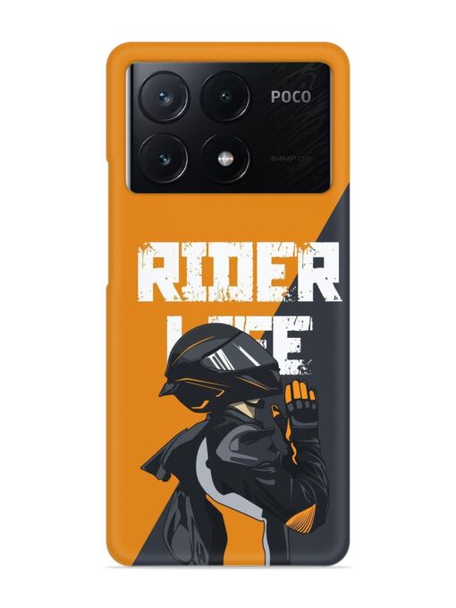 Rider Life Snap Case for Poco X6 Pro (5G) Zapvi