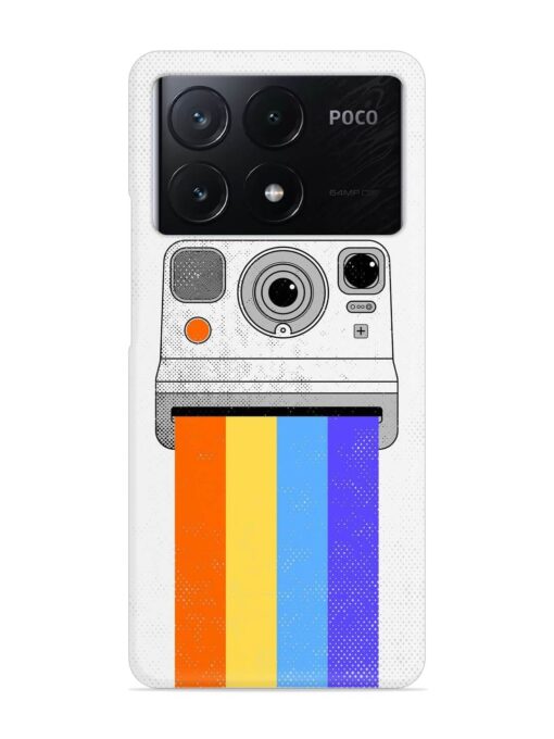 Retro Camera Art Snap Case for Poco X6 Pro (5G) Zapvi