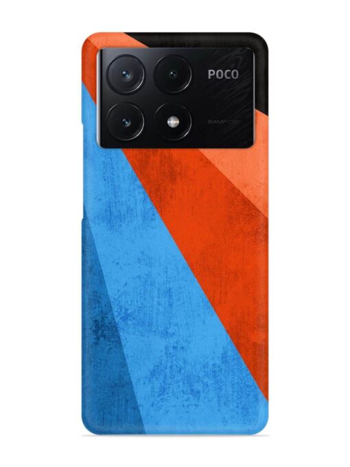 Modern Matte Abstract Snap Case for Poco X6 Pro (5G) Zapvi