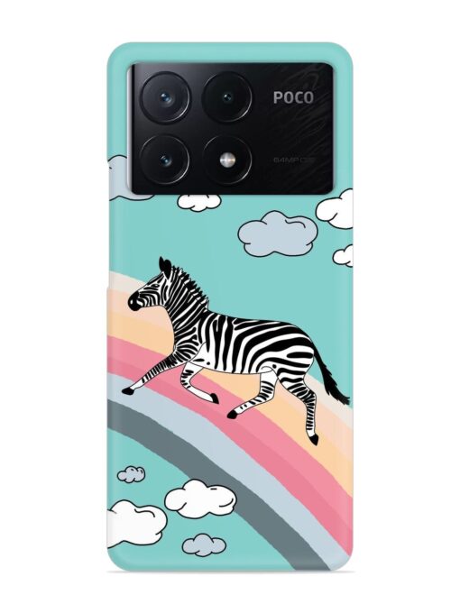 Running Zebra Snap Case for Poco X6 Pro (5G) Zapvi