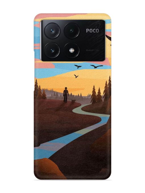 Natural Landscape Art Snap Case for Poco X6 Pro (5G) Zapvi