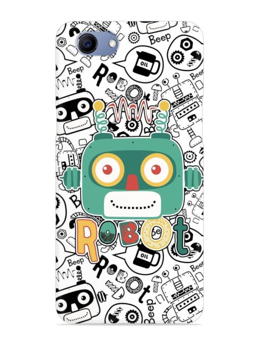 Robot Modern Seamless Pattern Snap Case for Realme 1