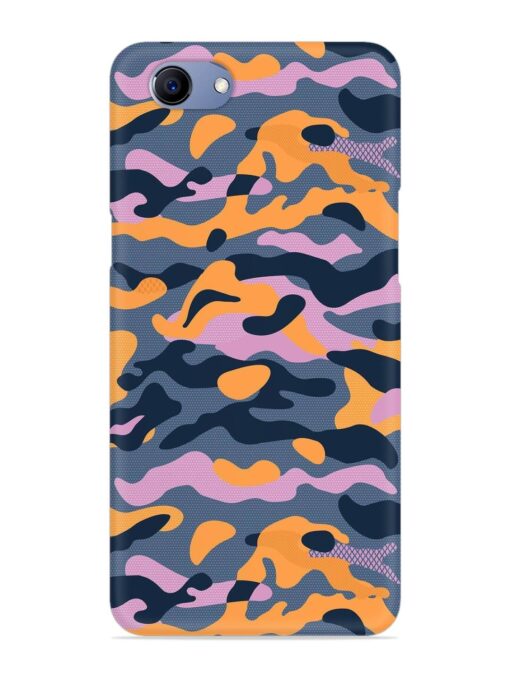 Camouflage Army Military English Orange Art Snap Case for Realme 1 Zapvi