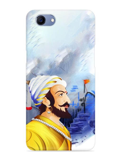 Shivaji Maharaj Color Paint Art Snap Case for Realme 1